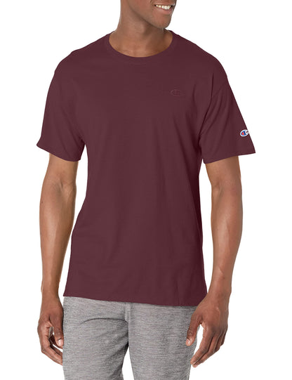 HOTChampion Men's Classic Short Sleeve T-Shirt, Standard Fit, Midweight 100% Cotton, Available in Regular and Big & Tall
