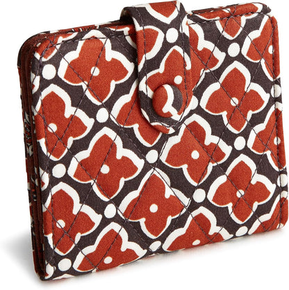 HOTVera Bradley Women's Premium Cotton Small Tab Wallet