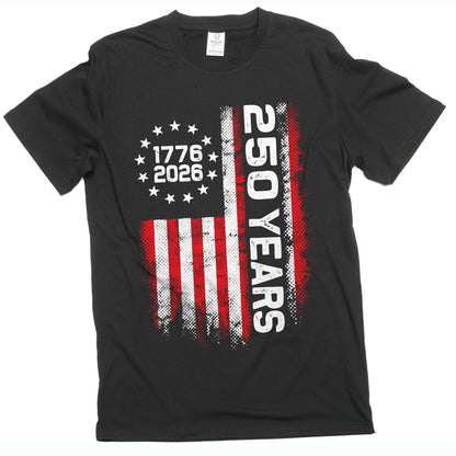 HOTSilver Lake T-shirts 4th of July US 250 Years Birthday T-Shirt Independence Day Flag 1776-2026 Freedom Tee