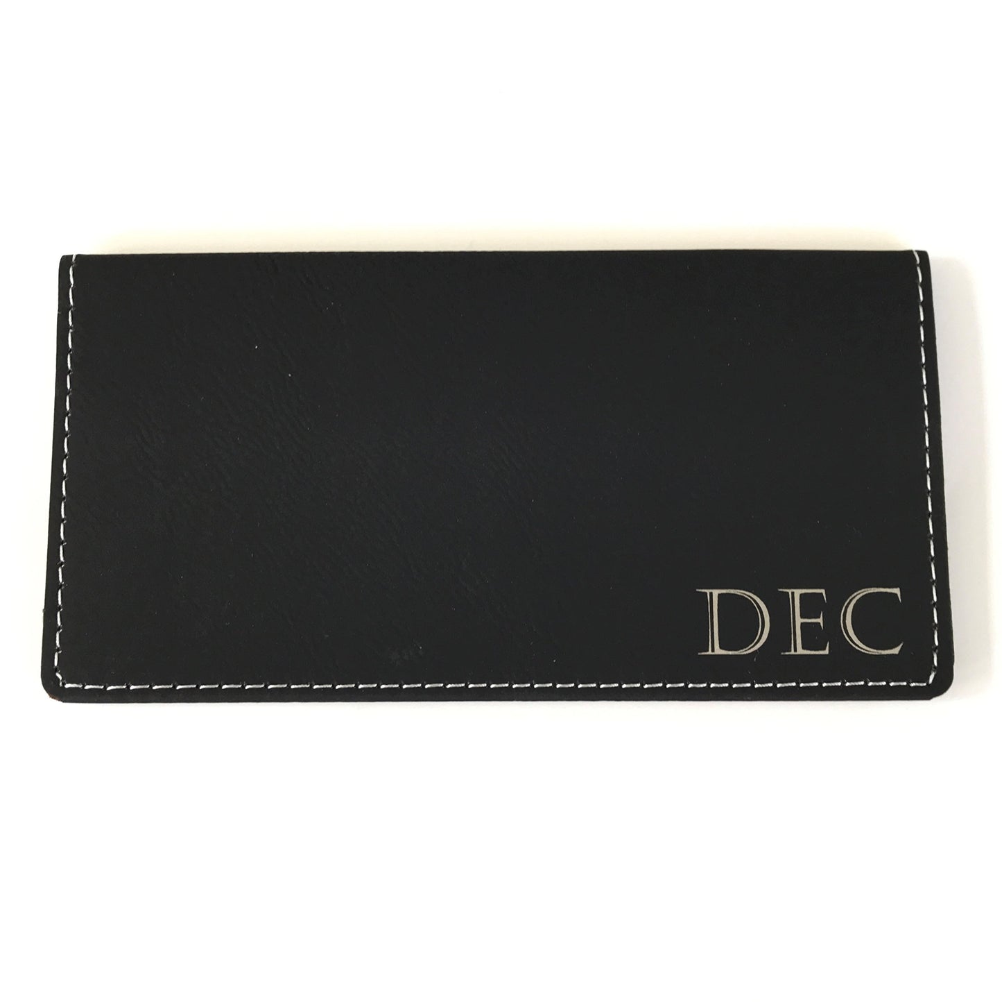 HOTThe Personal Exchange Personalized Checkbook Cover Faux Leather Permanently Engraved (Brown)