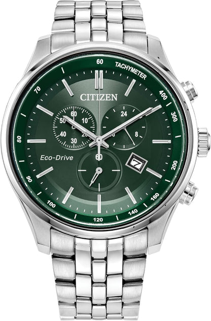 HOTCitizen Men's Classic Corso Eco-Drive Watch, Chronograph, 12/24 Hour Time, Date, Sapphire Crystal