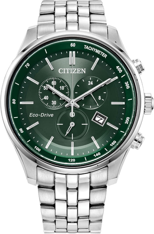 HOTCitizen Men's Classic Corso Eco-Drive Watch, Chronograph, 12/24 Hour Time, Date, Sapphire Crystal