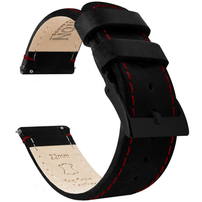 HOTBARTON WATCH BANDS - Top Grain Leather Watch Bands Compatible with Apple Watch Models - 1, 2, 3, 4, 5, 6, 7, 8, 9, 10, SE, Ultra & Ultra 2
