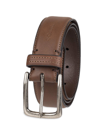 HOTColumbia Men's Casual Everyday Leather Belt – Jeans, Chinos and Daily Wear