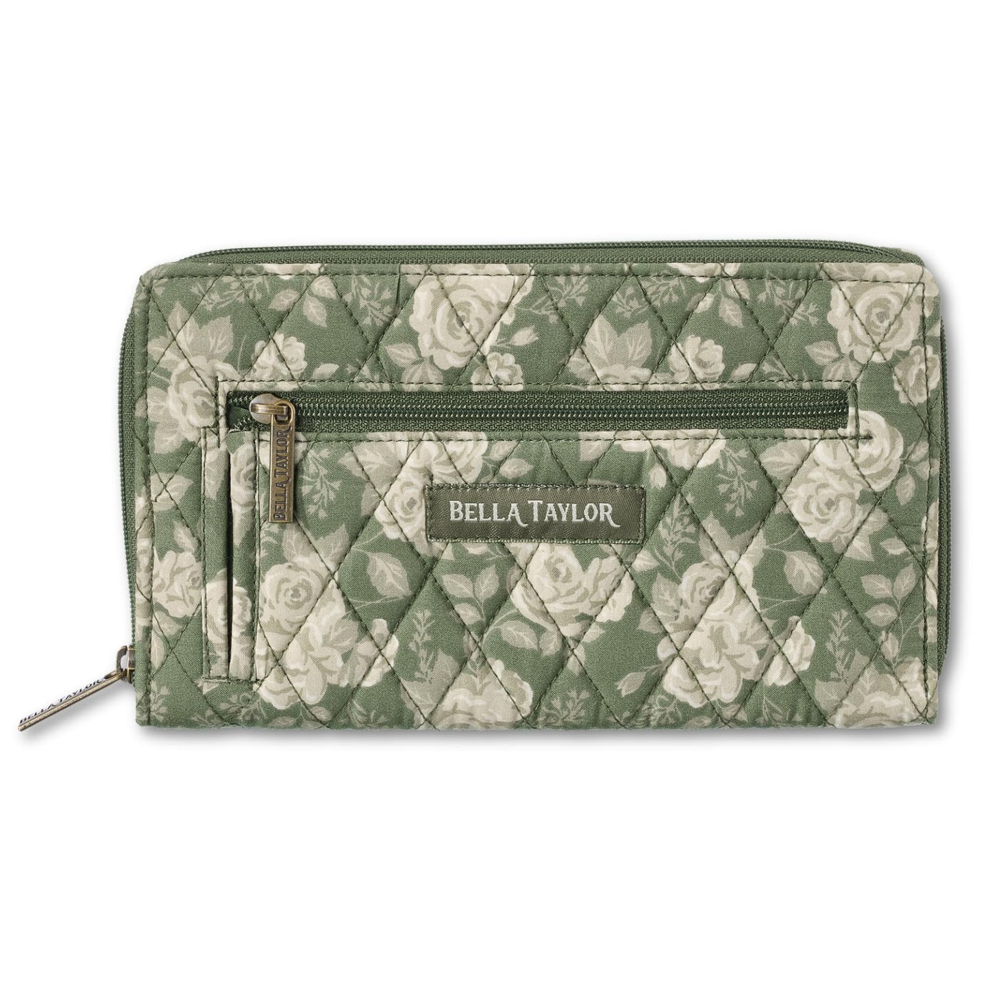 HOTBella Taylor Wrist Strap Wallet, Quilted Wristlet for Women | Lightweight, RFID blocking wristlet wallet, 11 card organizer, 4 cash/receipt slots, secure zipper, holds more, stays slim