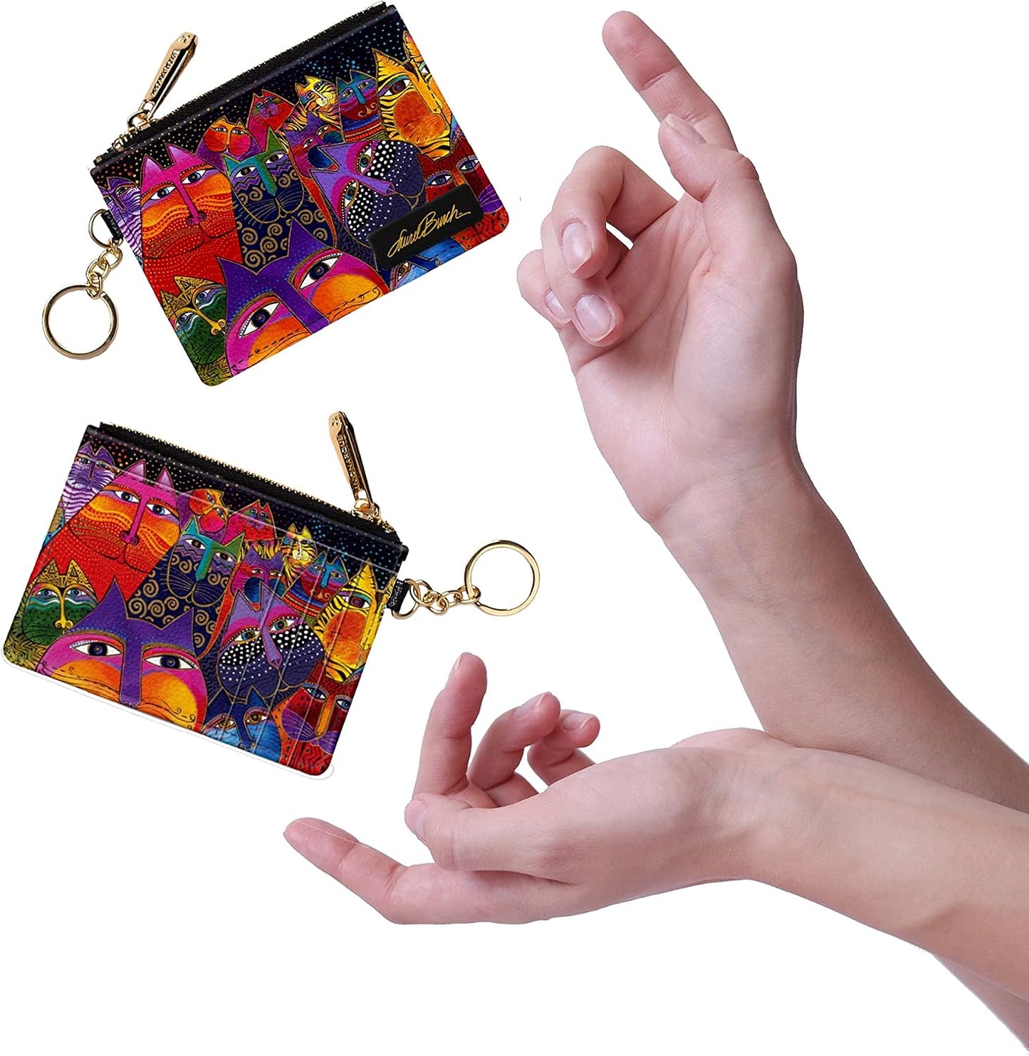 HOTMonarque RFID Keychain Wallet Signature Collection (Laurel Burch Fantasticats)