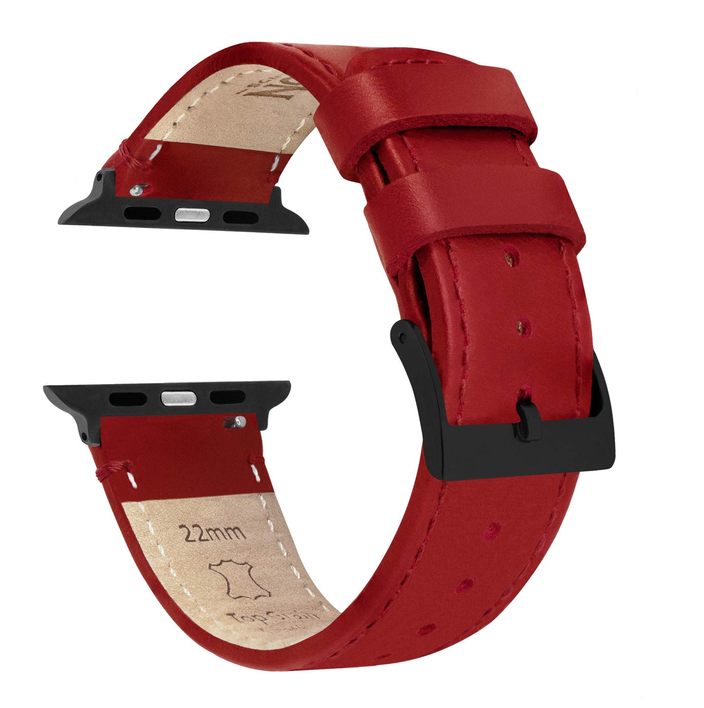 HOTBARTON WATCH BANDS - Top Grain Leather Watch Bands Compatible with Apple Watch Models - 1, 2, 3, 4, 5, 6, 7, 8, 9, 10, SE, Ultra & Ultra 2