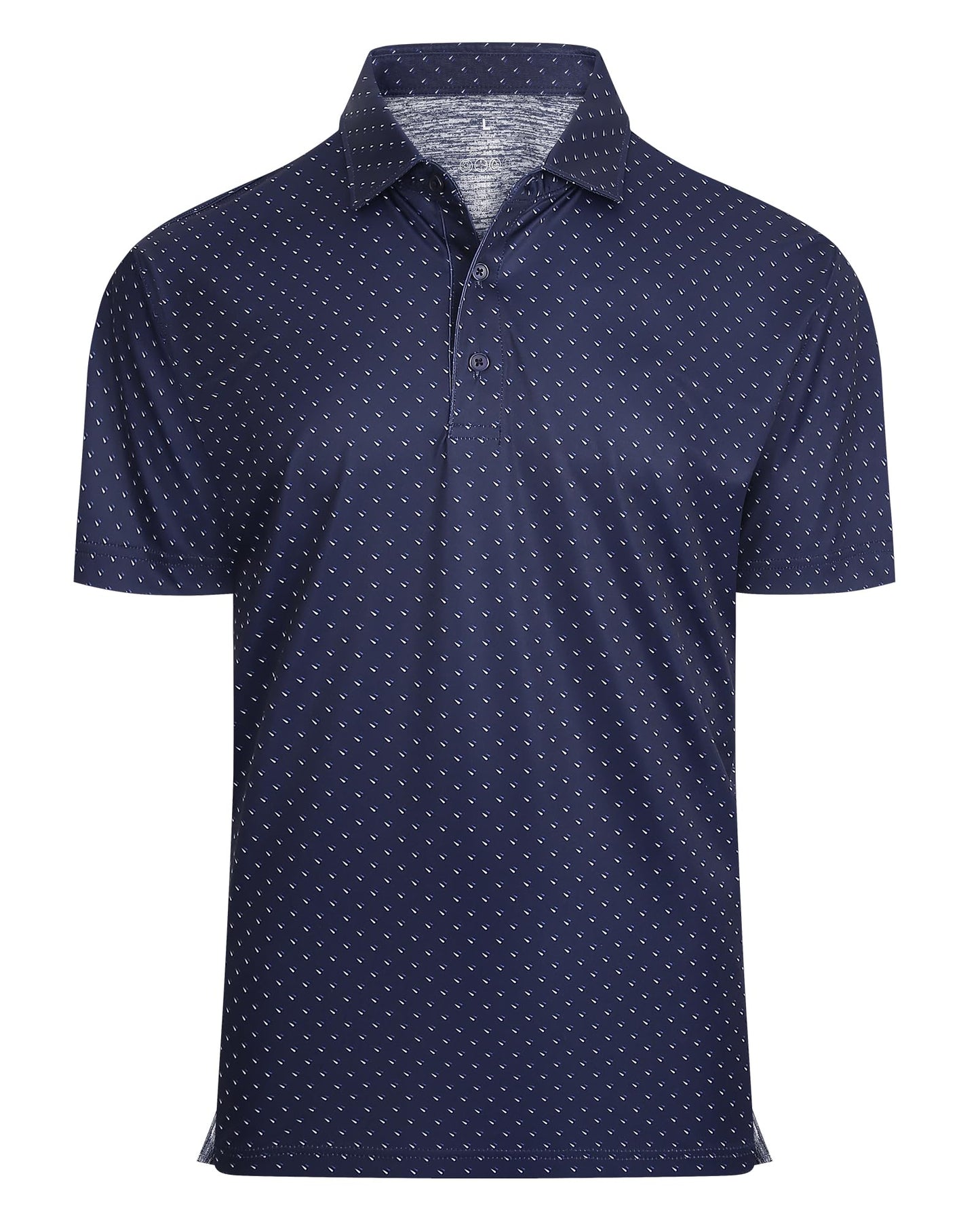 HOTDamipow Premium Golf Shirts for Men Dry Fit Performance Polo Short Sleeve Collared Shirt
