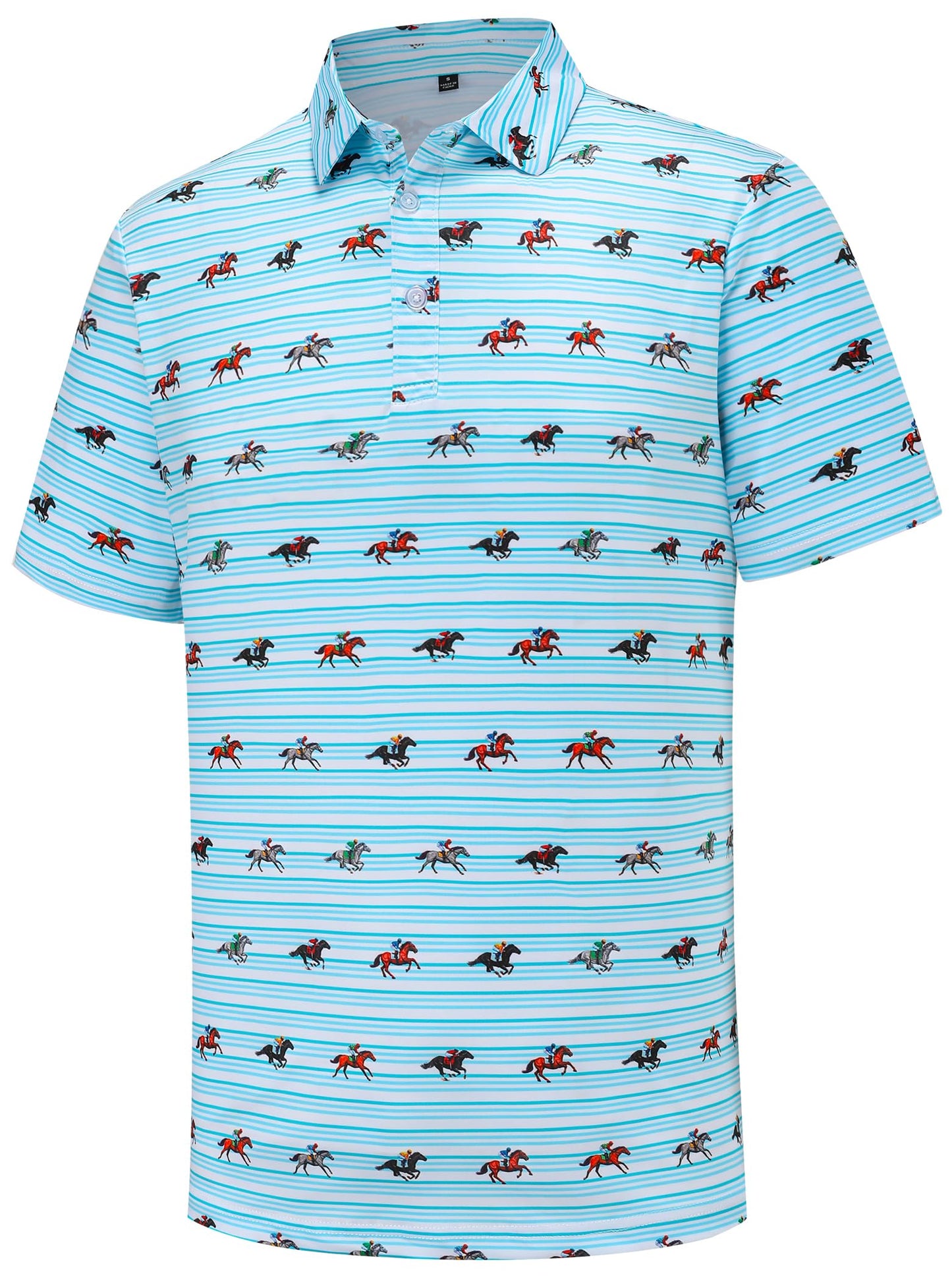 HOTMen's Golf Polo Shirts Short Sleeve Performance Moisture Wicking Dry Fit Funny Golf Polo Shirts for Men