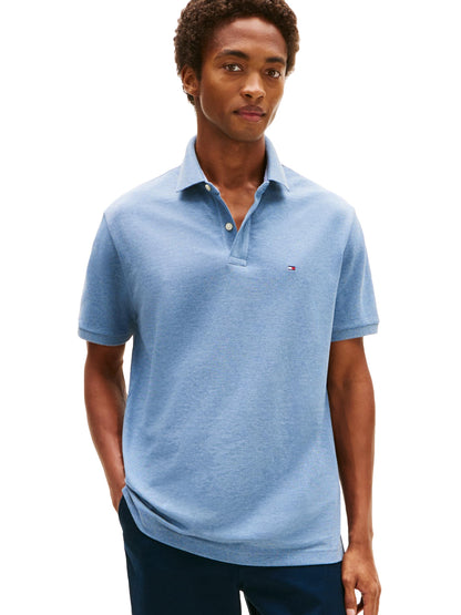 HOTTommy Hilfiger Mens Short Sleeve Cotton Pique Polo Shirt in Regular Fit