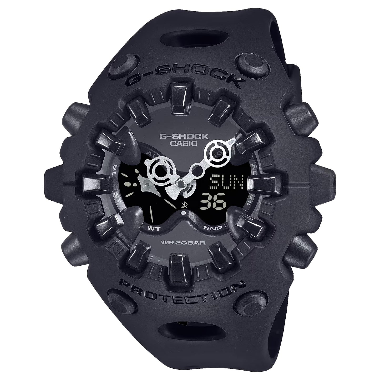 HOTG-Shock Casio Big Case Resin Analog-Digital Watch GAV01A
