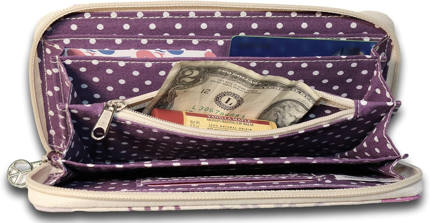 HOTbungalow 360 Zip Around Wallet | Zip Around