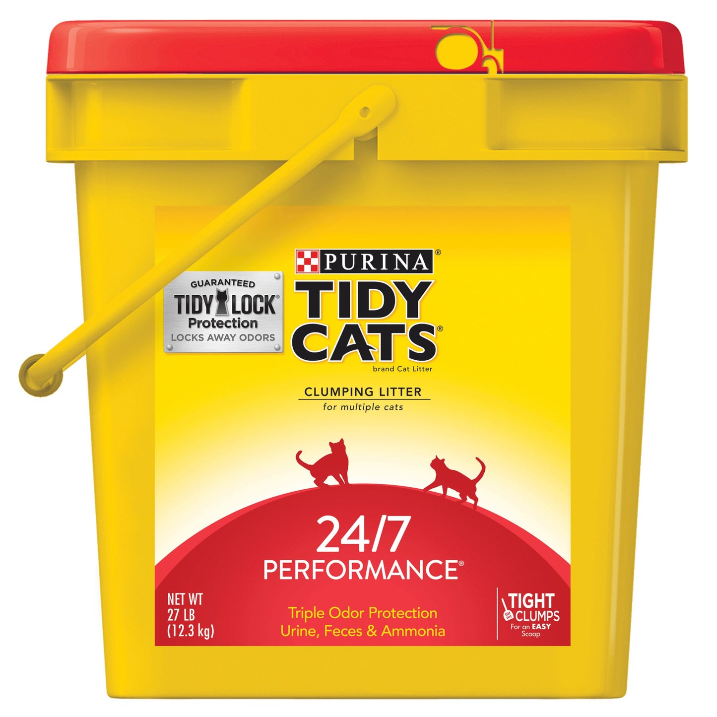 HOTPurina Tidy Cats LightWeight 4-In-1 Strength Multi-Cat, Odor control, Clumping, 99.9 Percent Dust Free Cat Litter - 17 lb. Box