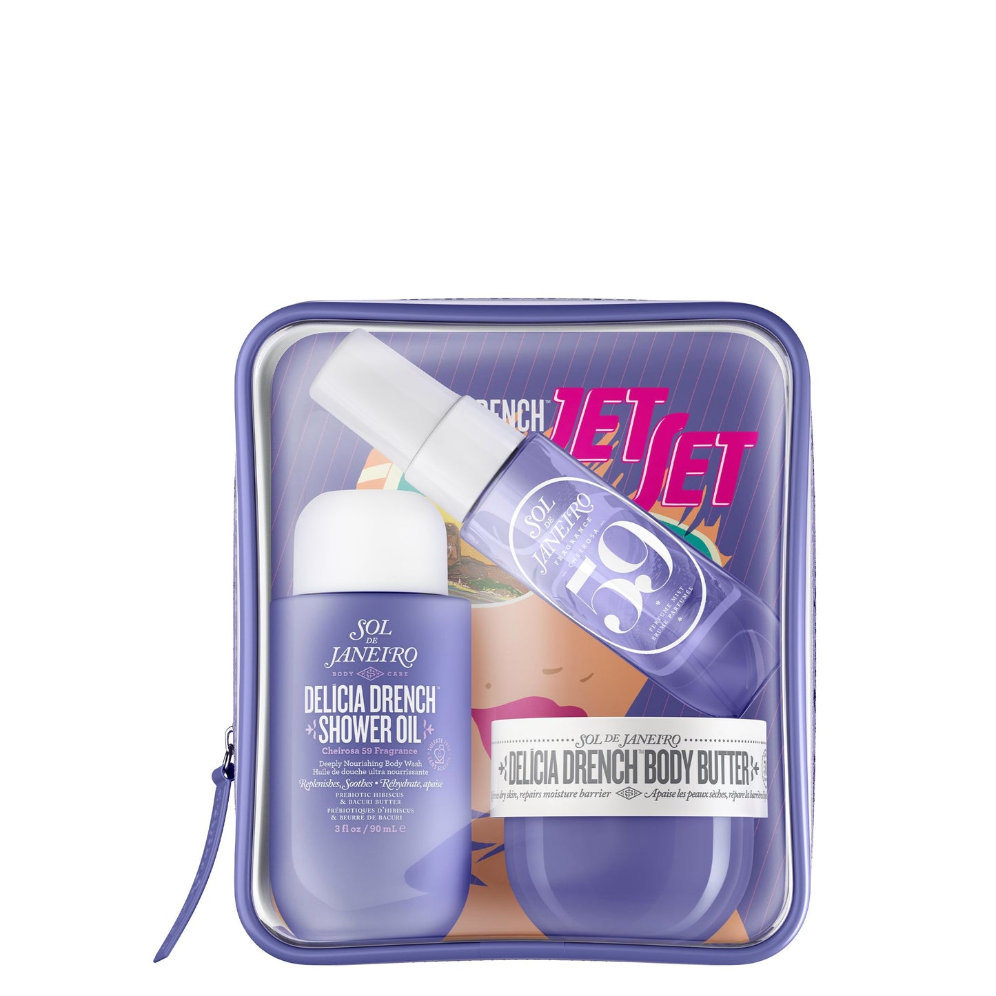 HOTSol de Janeiro Jet Set | Travel Shower Kit | $40 value