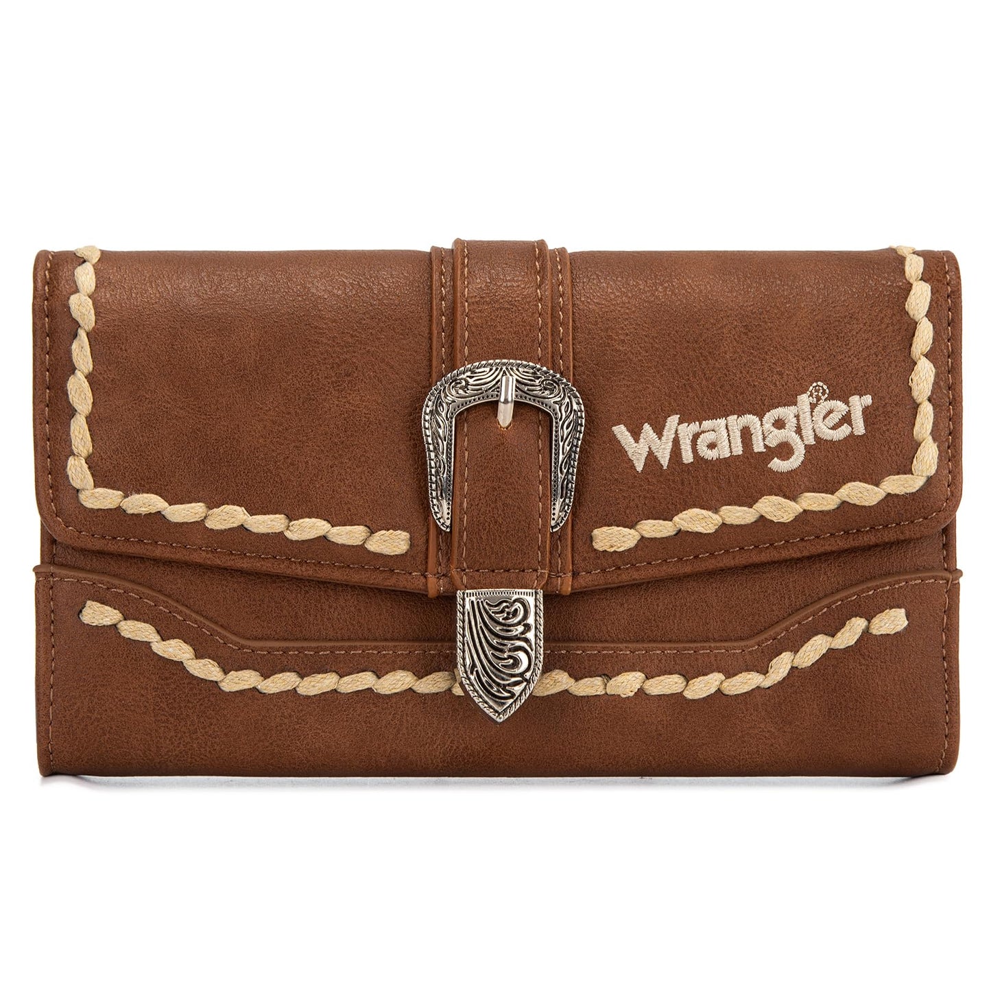 HOTMontana West Wrangler Wallets for Women Western Buckle RFID Blocking Wallet Credit Card Holder