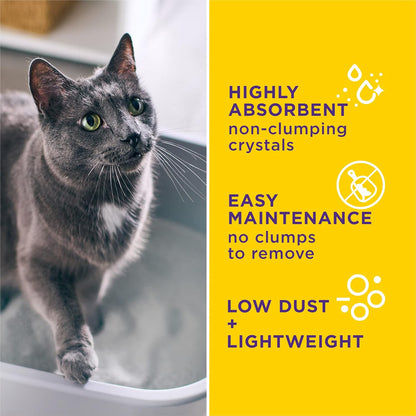 HOTPurina Tidy Cats Tidy Care Alert Cat Health Monitoring Non Clumping Cat Litter with Silica Crystals - 8 Pound (Pack of 1)