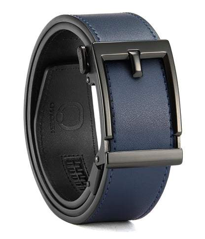 HOTCHAOREN Ratchet Belts for Men - 1.5" Mens Belt Genuine Leather for Causual Jeans - Customizable Style, Versatile Fit