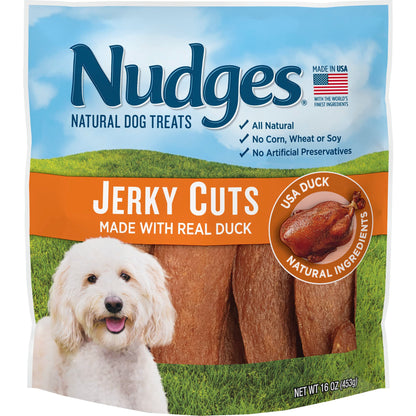 HOTBlue Buffalo Nudges Chicken Jerky Bites Natural Dog Treats, Tender & Meaty Dog Snacks, Healthy Reward or Training Treat, Made in the USA with Real Chicken, No Artificial Preservatives, 16 oz.