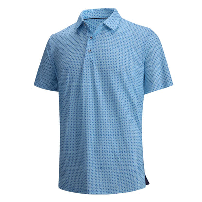 HOTDamipow Premium Golf Shirts for Men Dry Fit Performance Polo Short Sleeve Collared Shirt
