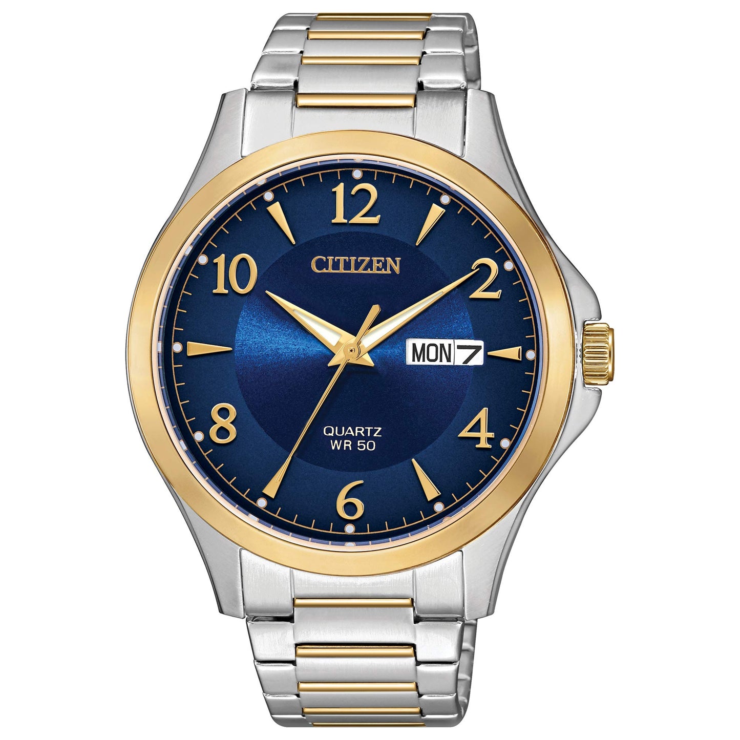 HOTCitizen Quartz Mens Watch, Stainless Steel