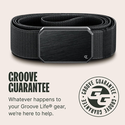 HOTGroove Life Groove Belt OG - Men's Work Belt - Stretch Nylon, Magnetic Buckle, Adjustable, Comfortable, Tactical, EDC
