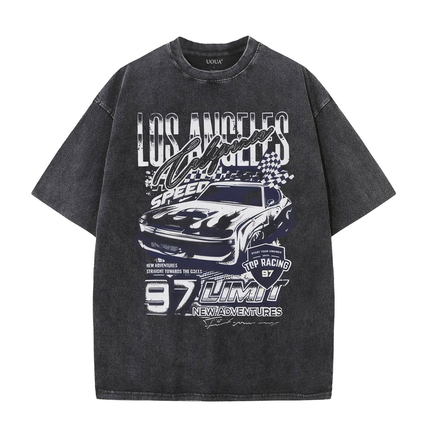 HOTUOUA Mens Graphic Tees Vintage Oversized T-Shirts Casual Acid Wash Cotton Streetwear (S-2XL)