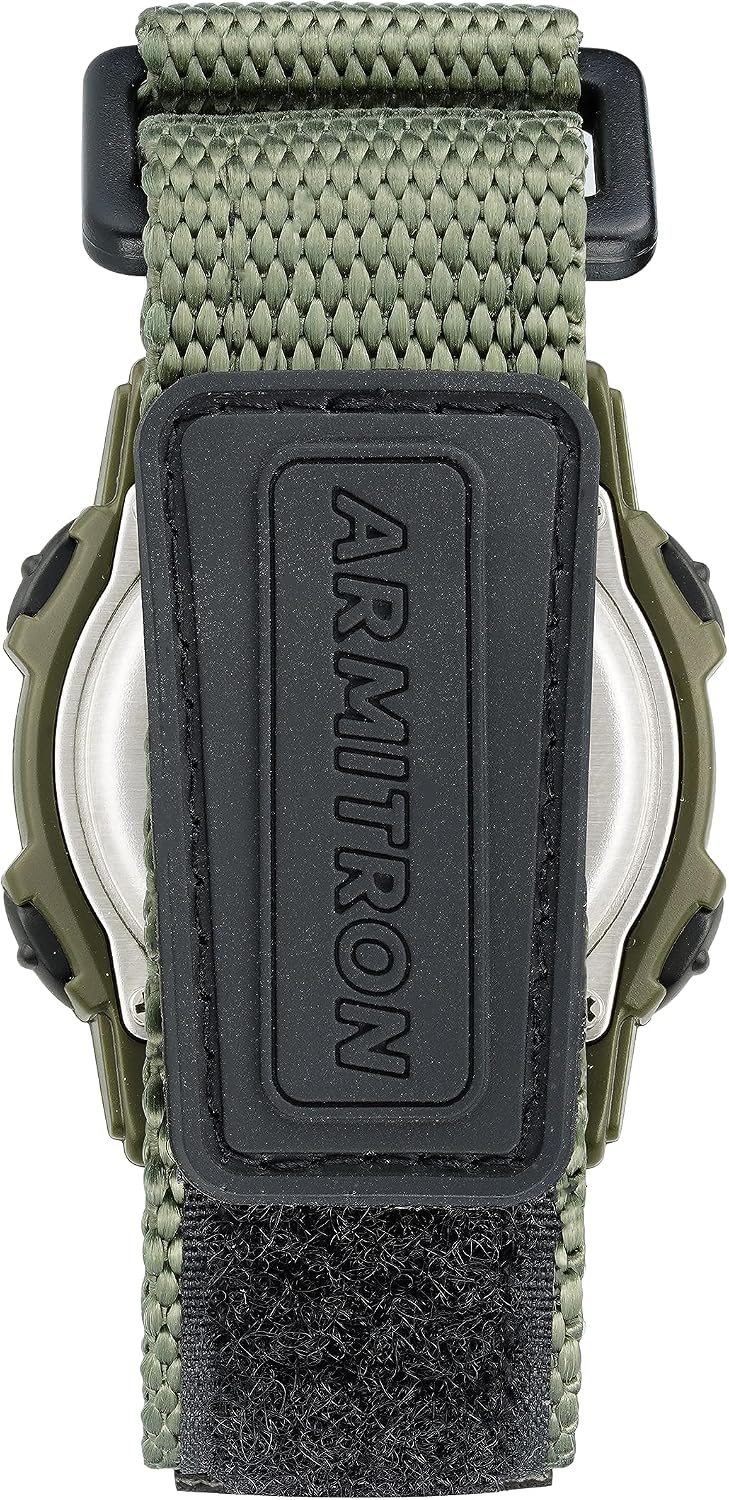 HOTArmitron Sport Unisex Digital Chronograph Nylon Strap Watch, 45-7004