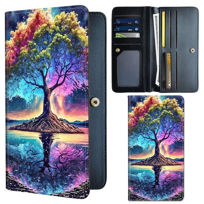 HOTSlim PU Leather Wallet for Women - RFID Blocking Thin Bifold Wallet, Compact Travel Wallet with Card Slots & ID Window, Stylish and Practical Womens Wallet for Everyday Use, Black Cat