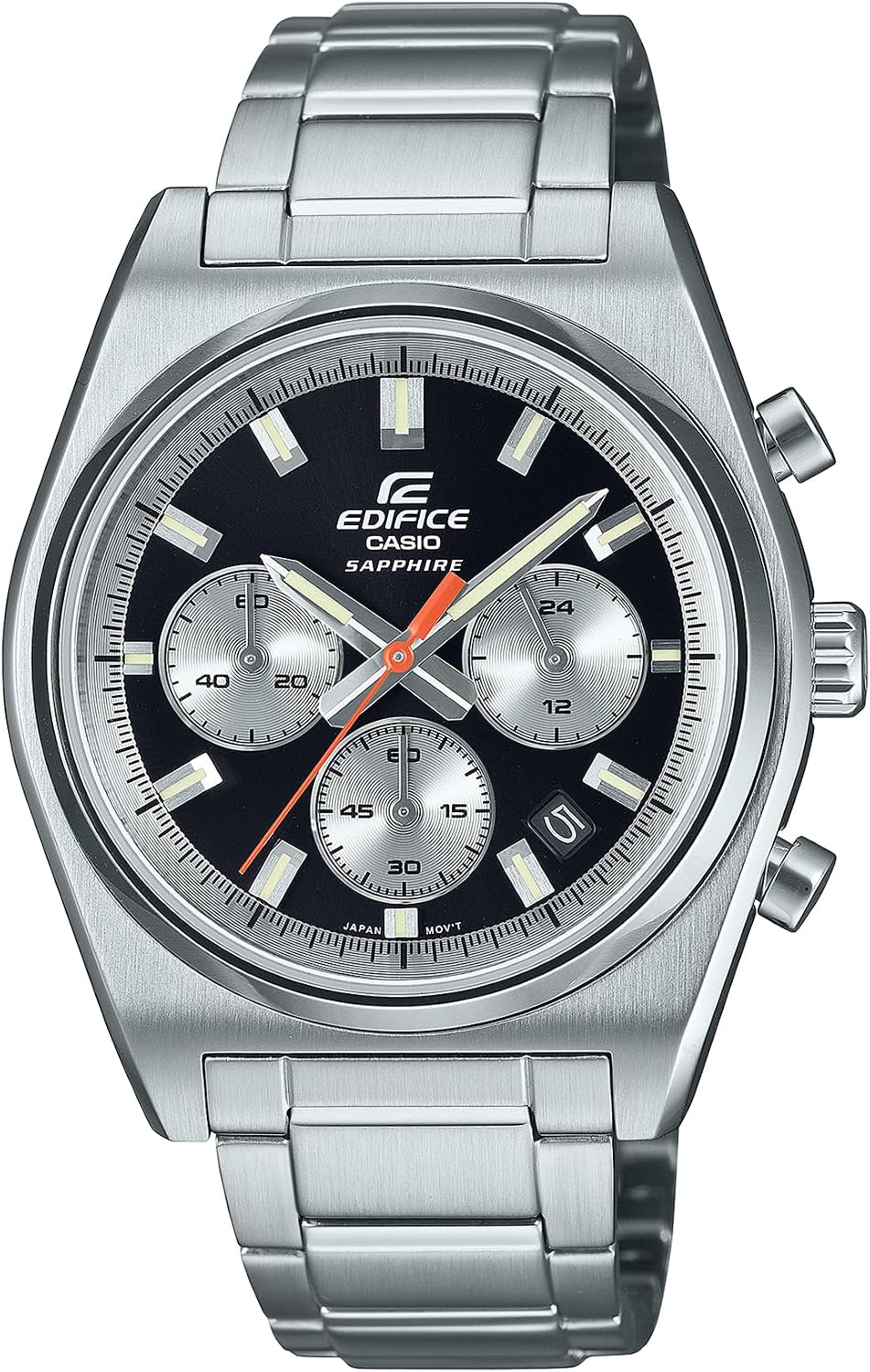 HOTCasio EFB-730D Series | Men's Digital Watch | (Silver/Black) | 100WR | 1-Sec Chronograph | Date Display