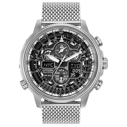 HOTCitizen Men's Promaster Navihawk A-T Eco-Drive Pilot Watch, Atomic Timekeeping, Chronograph