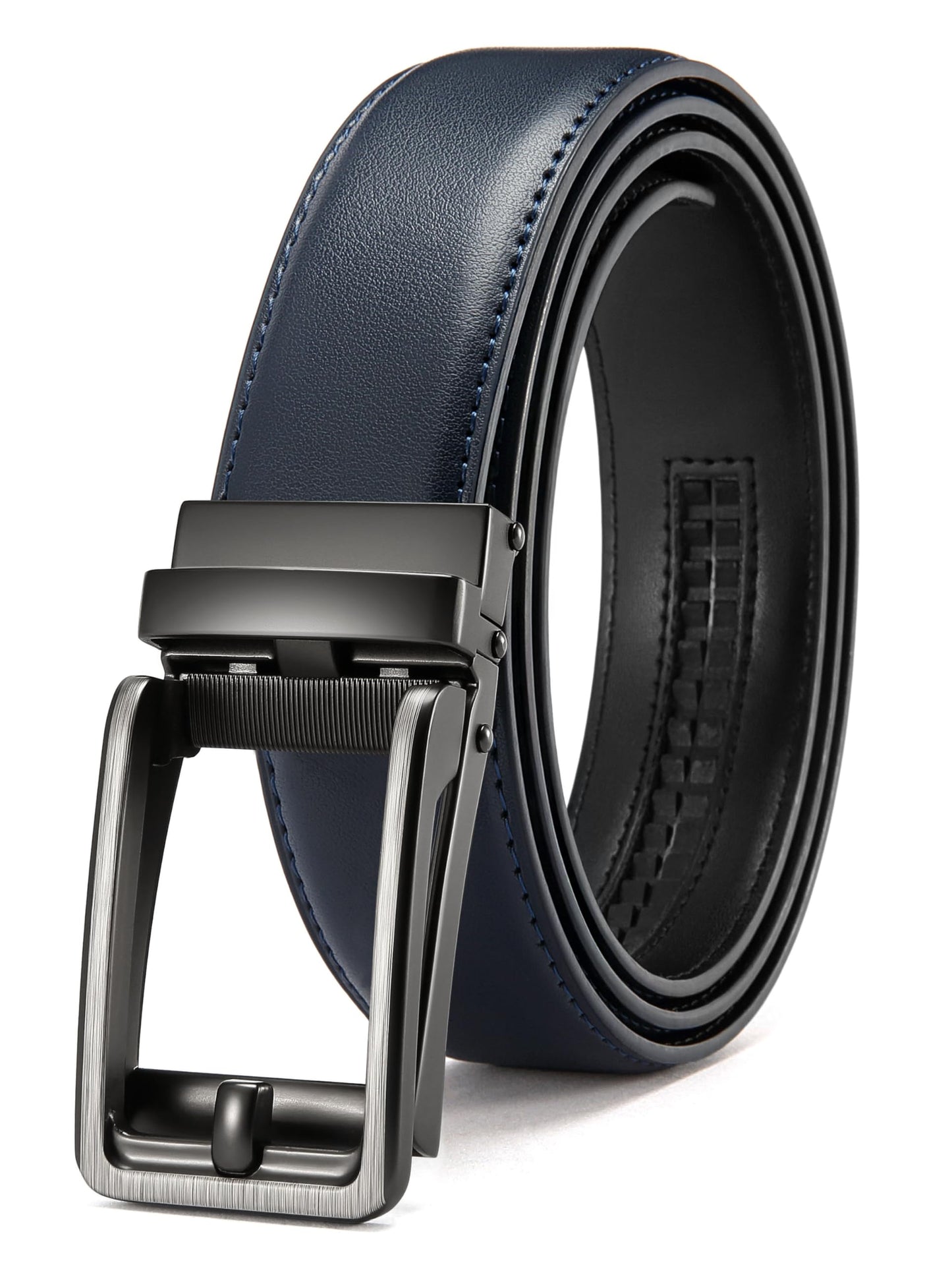 HOTCHAOREN Click Belts for Men - Mens Ratchet Belt 1 3/8" for Dress Pants - Perfect Companion to Men's Oxfords