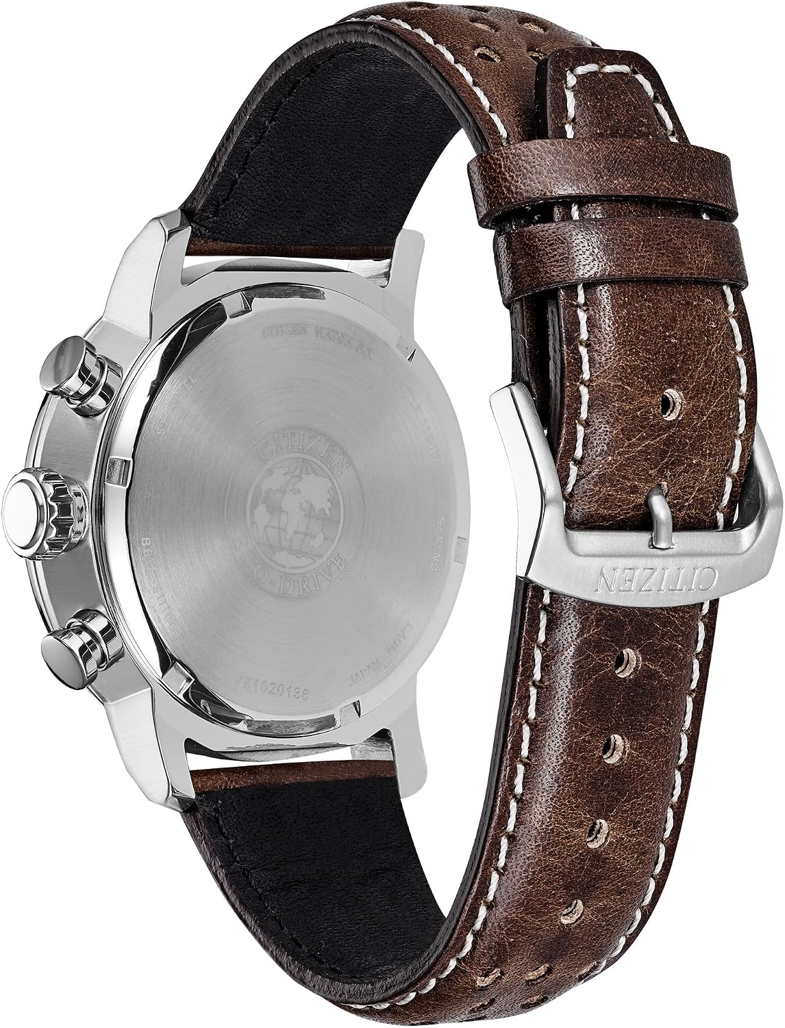 HOTCitizen Men's Eco-Drive Weekender Brycen Chronograph Watch in Stainless Steel