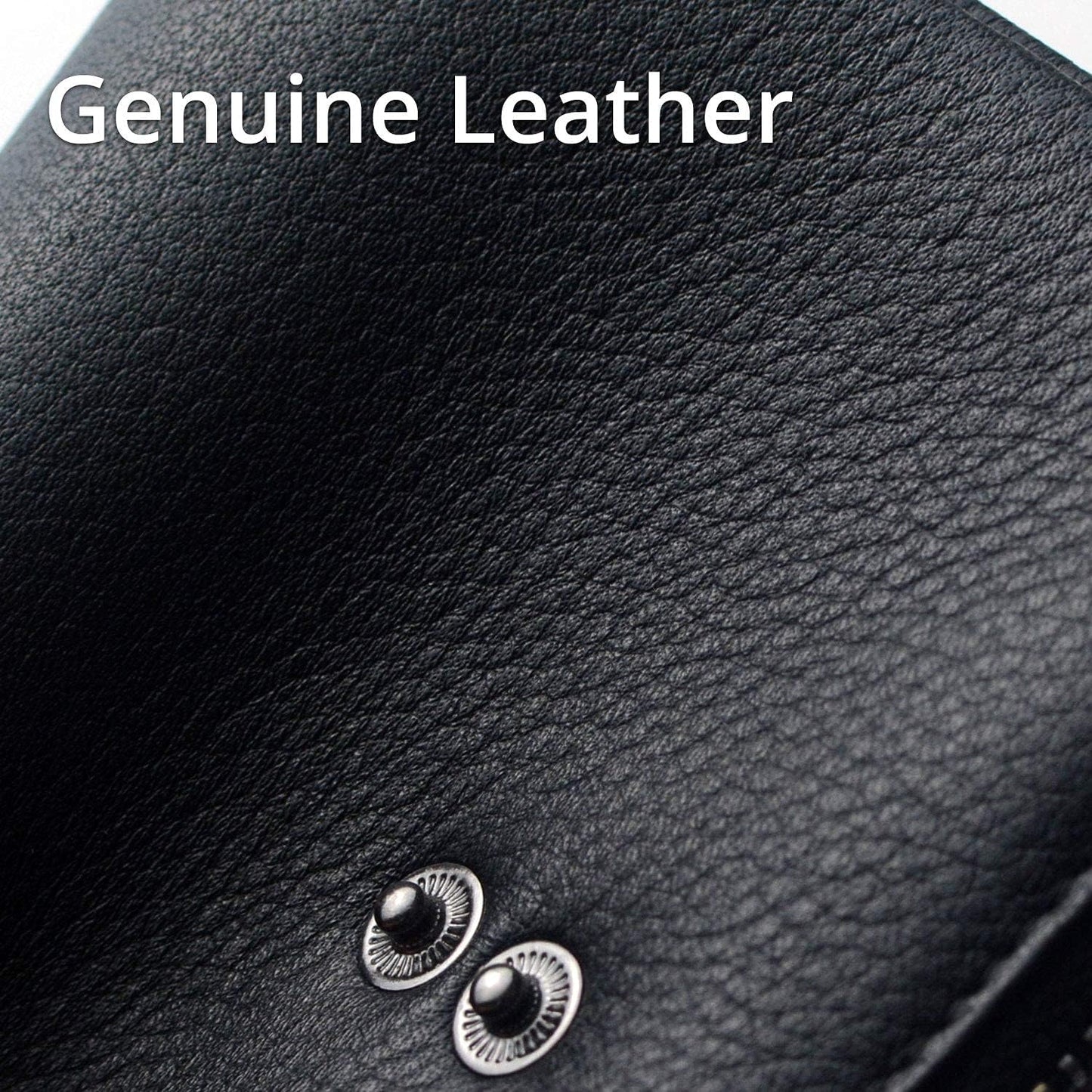 HOTBveyzi Small Soft Leather Wallet for Women RFID Blocking Ladies Card Holder with Double Zipper Pocket