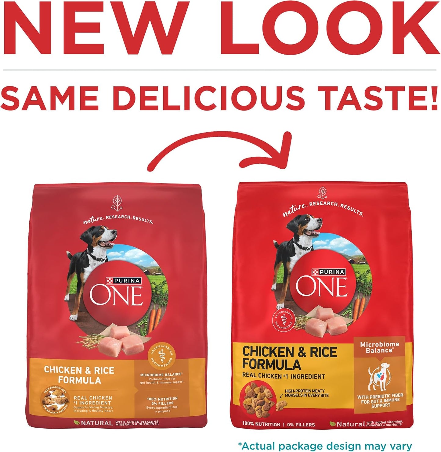 HOTPurina ONE Chicken and Rice Formula Dry Dog Food - 40 lb. Bag