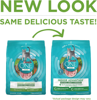 HOTPurina ONE Natural, Low Fat, Weight Control, Indoor Dry Cat Food, +Plus Indoor Advantage - 16 lb. Bag
