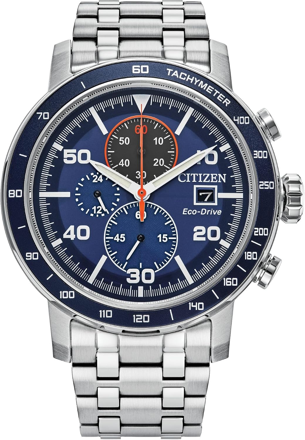 HOTCitizen Men's Eco-Drive Weekender Brycen Chronograph Watch Stainless Steel Case