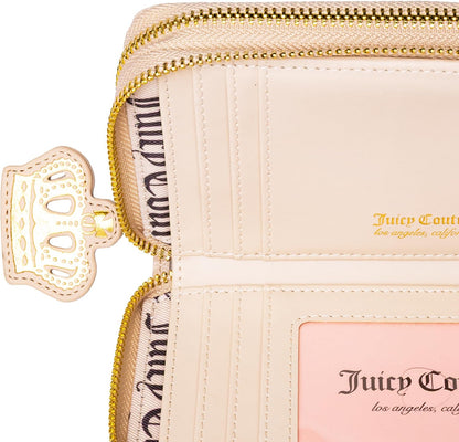 HOTJuicy Couture Women's Fresh Take Wallet with Zip Closure, Stylish & Functional Accessory for Cards