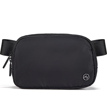 HOTPander Two Way Zipper Fanny Pack Nylon Everywhere Belt Bag for Women, Water Repellent Waist Packs, Crossbody Bags with Adjustable Strap (Teal Blue).