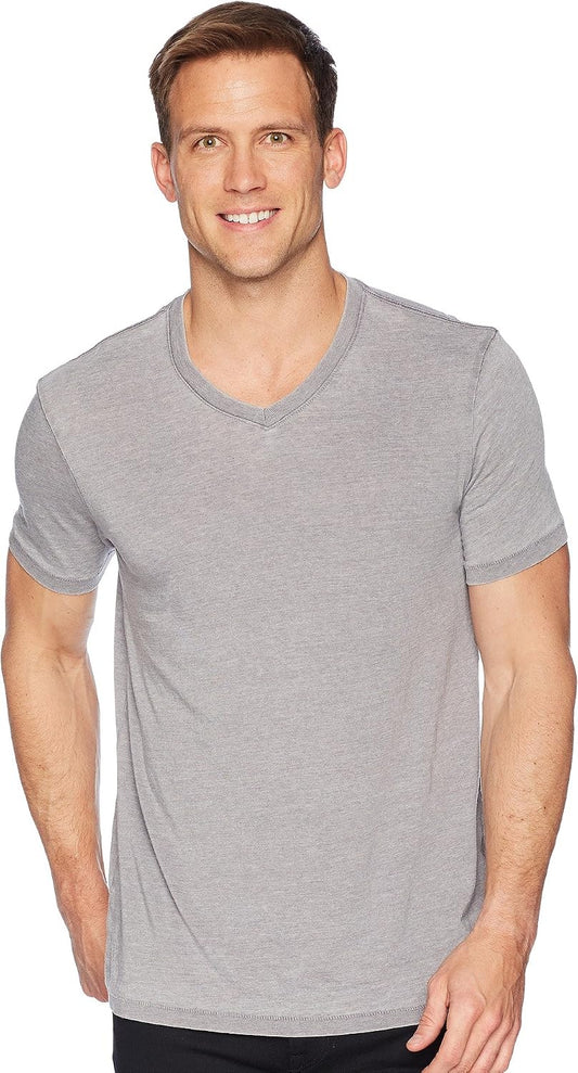 HOTLucky Brand Men's Venice Burnout V Neck Tee