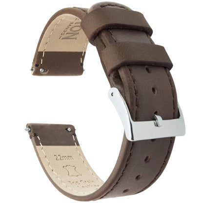 HOTBARTON WATCH BANDS - Top Grain Leather Watch Bands Compatible with Apple Watch Models - 1, 2, 3, 4, 5, 6, 7, 8, 9, 10, SE, Ultra & Ultra 2