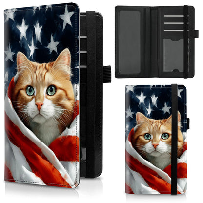 HOTCheckbook Cover for Duplicate Checks,Slim Durable RFID Blocking Checkbook Credit Card Holder for Personal and Business Checks-Cute Dog Paws