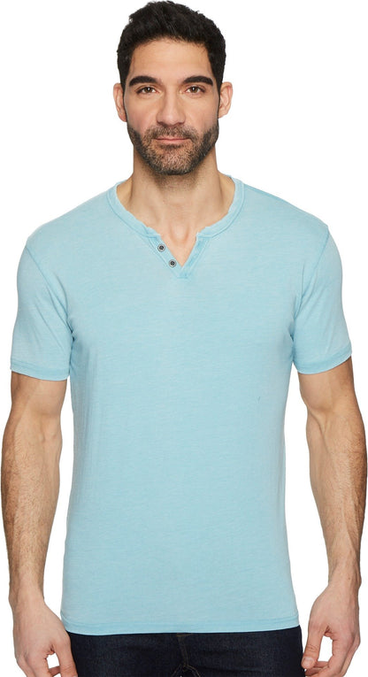 HOTLucky Brand Men's Venice Burnout Notch Neck Tee Shirt