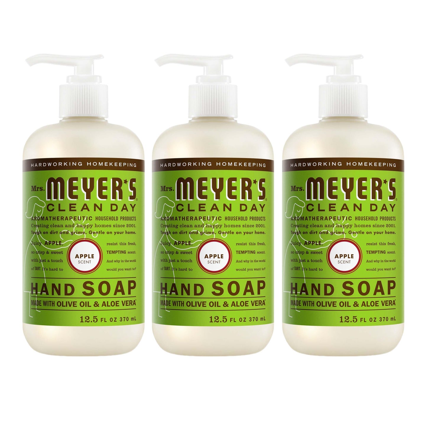 HOTMRS. MEYER'S CLEAN DAY Hand Soap, Lavender Scent, 12.5 Fl Oz Bottle - 3 Pack