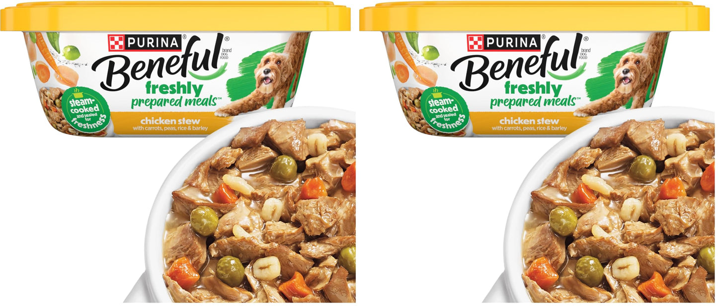 HOTPurina Beneful Gravy Wet Dog Food Variety Pack, Prepared Meals Stew - (12) 10 oz. Tubs