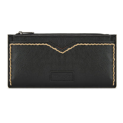 HOTMontana West Wrangler Women's Wallets Bifold RFID Blocking Wallets for Women Clutch Crdeit Card Holder with Zipper Coin Pockets