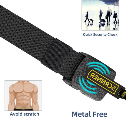 HOTGeneric 6 Pack Tactical Military Nylon Belt Plastic Buckle Metal Free Webbing Canvas Belt for Outdoors