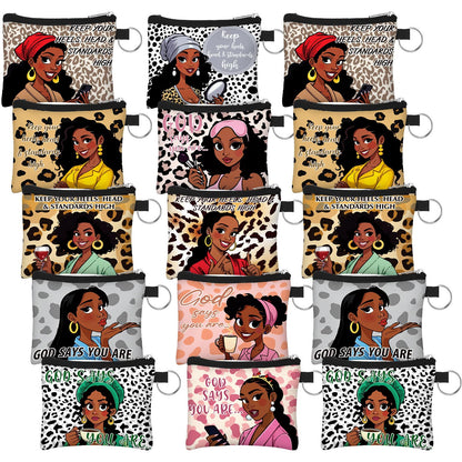 HOTSweetude 30 Pcs Christian Small Coin Purse for Women Bulk Church Mothers Day Gifts Inspirational Classic Bible Verse Religious Coin Purse Mini Pouches Wallet Bag with Zipper for Travel Women