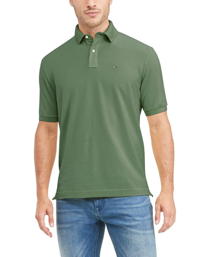 HOTTommy Hilfiger Mens Short Sleeve Cotton Pique Polo Shirt in Regular Fit