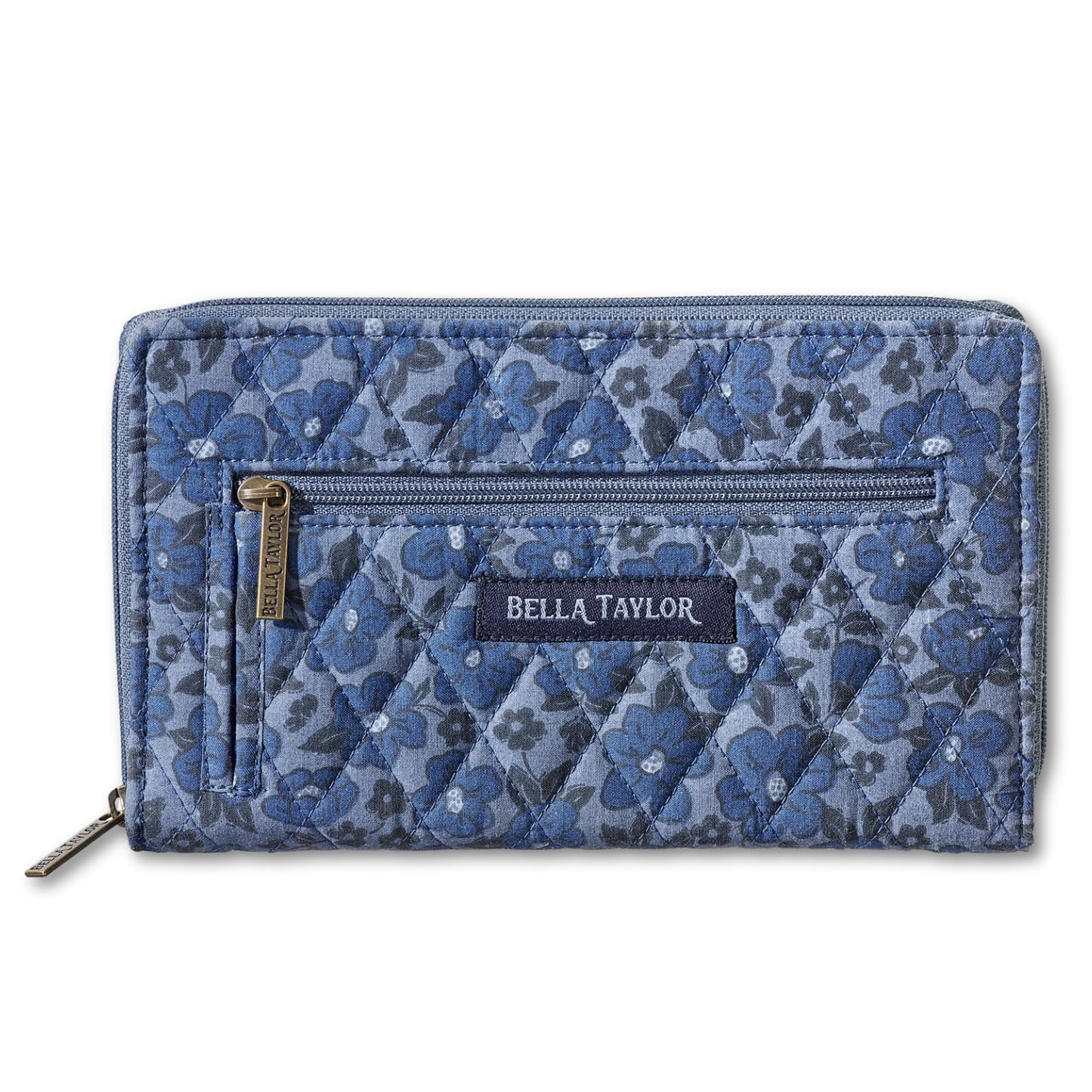 HOTBella Taylor Wrist Strap Wallet, Quilted Wristlet for Women | Lightweight, RFID blocking wristlet wallet, 11 card organizer, 4 cash/receipt slots, secure zipper, holds more, stays slim