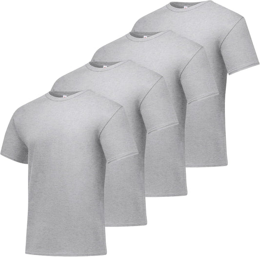 HOTHanes Men's T-Shirt Pack - 4 or 6 Pack - Essential-T Crewneck Cotton T-Shirts - Everyday Men's Clothing - Big & Tall